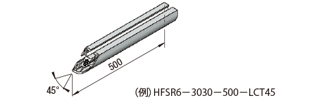 (例)HFSR6-3030-500-LCT45