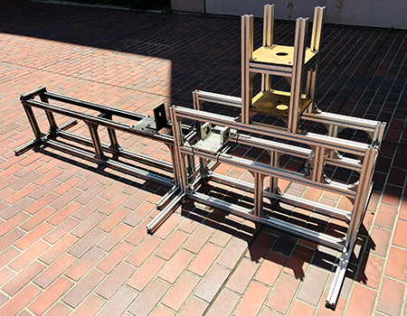 エンジン燃焼試験設備にMISUMI FRAMESを活用