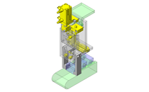 No.000371 非対称カムチャック機構