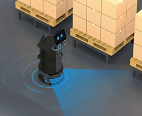 シンプル機能の搬送ロボット