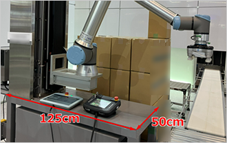 設備サイズは125cm×50cm たたみ一畳以下の面積