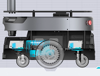 段差10mm、溝幅30mm走行可能