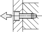 ボルトの強度 （1）式より 図