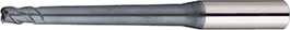 MRCシリーズ超硬ラジアスエンドミル 3枚刃/45°ネジレ・スタブ/テーパネックタイプ MRC-CR-HFEM3PB