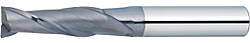 XALシリーズ超硬スクエアエンドミル 2枚刃/刃長3Dタイプ