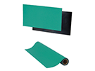 静電気対策用ゴムシート　粘着タイプ　エコノミータイプ　ＮＢＲ緑黒゜